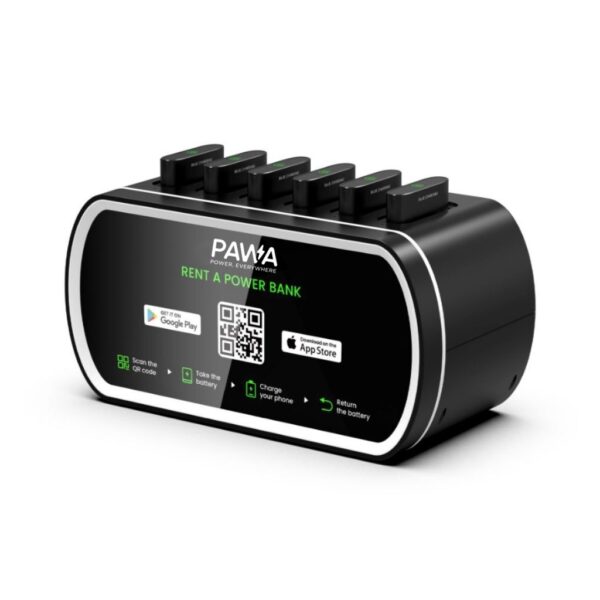 totem ricarica powerbank station 6 desk