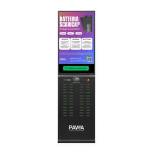 totem ricarica cellulari powerbank station 48b